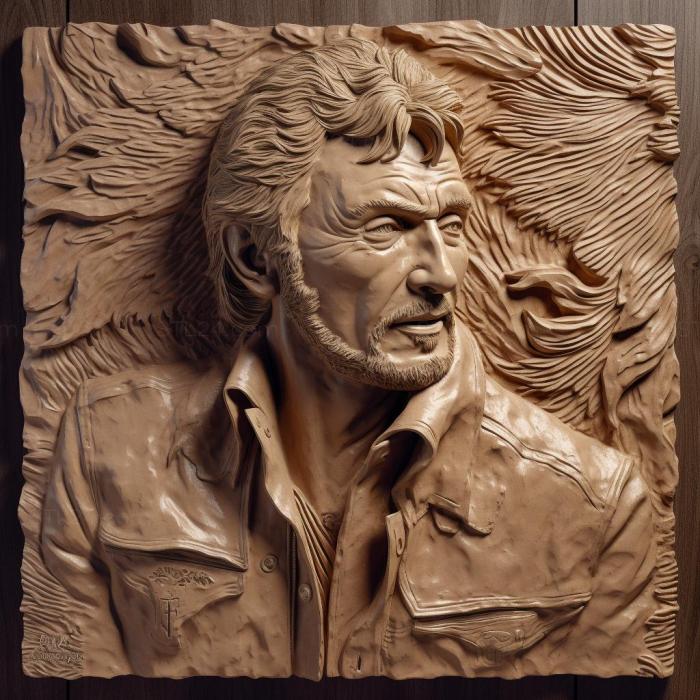 Famous (Johnny Hallyday 2, 3DFMS_6349) 3D models for cnc